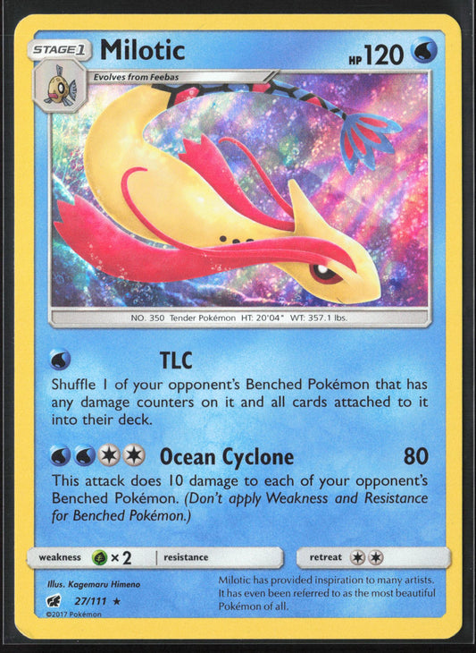 SM - Crimson Invasion #27/111 Milotic Holo 22235