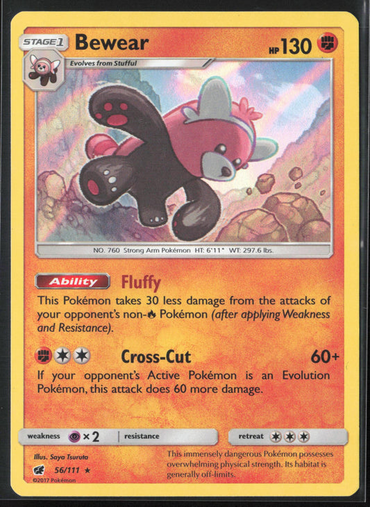SM - Crimson Invasion #56/111 Bewear Holo 22236