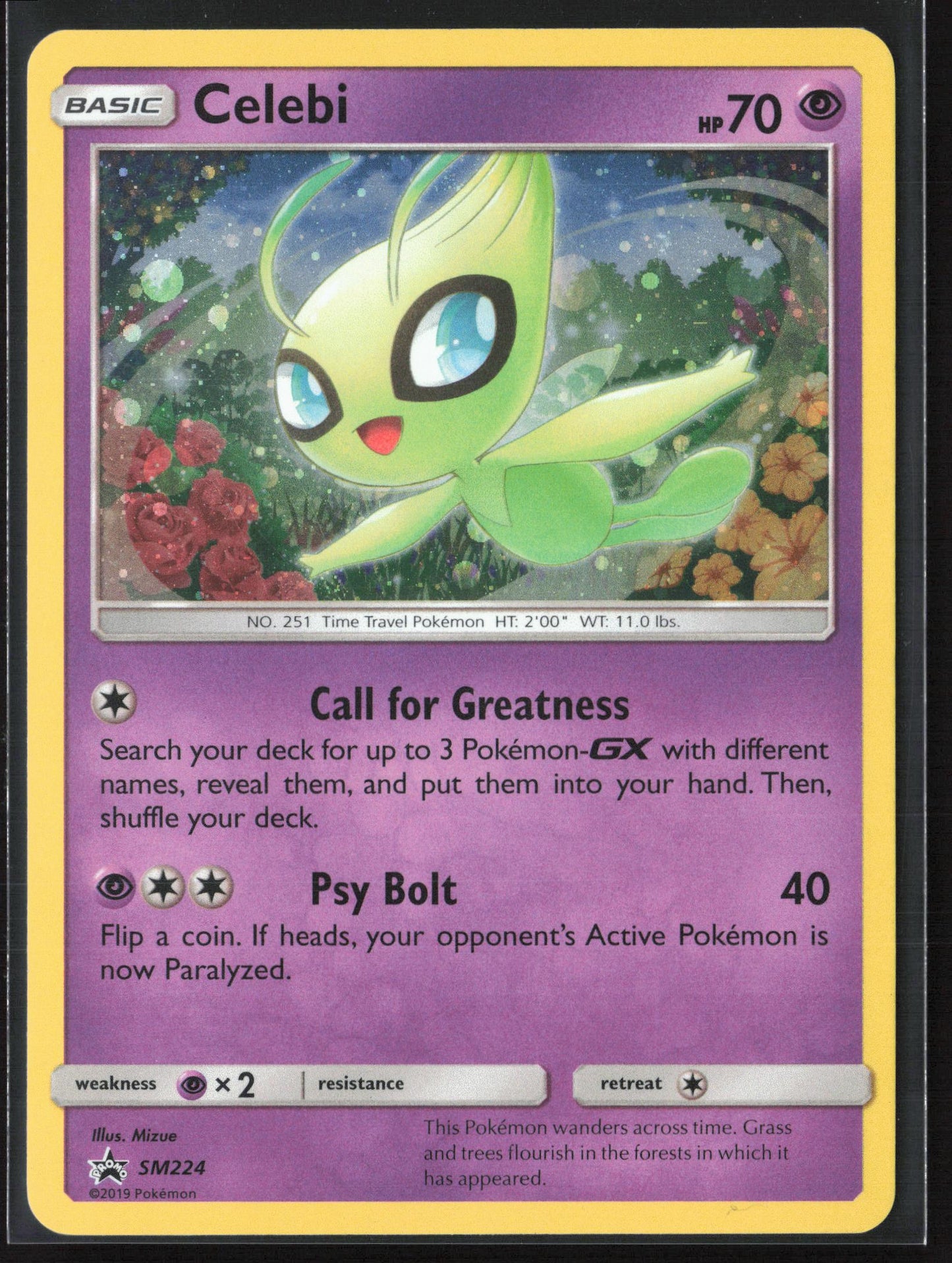 SM Promos #SM224 Celebi Holo 22252
