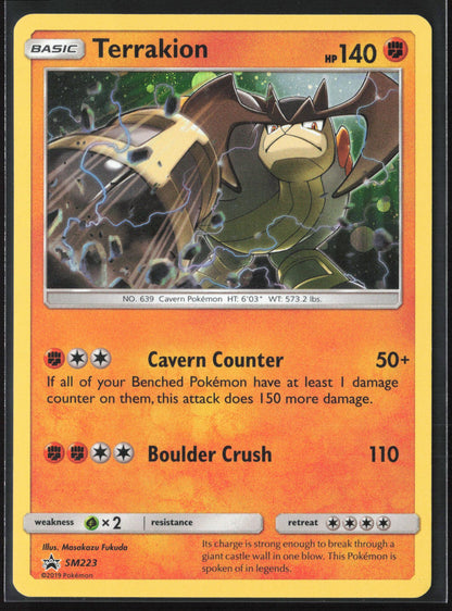 SM Promos #SM223 Terrakion Holo 22253