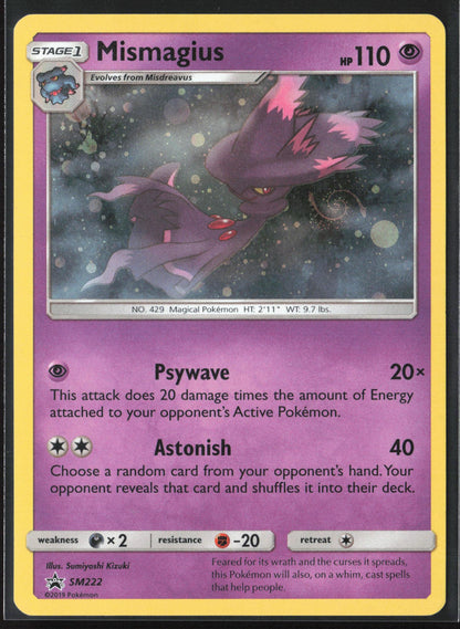 SM Promos #SM222 Mismagius Holo 22254
