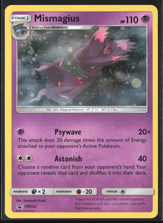 SM Promos #SM222 Mismagius Holo 22254