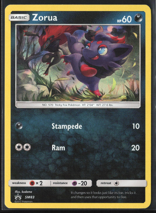 SM Promos #SM83 Zorua Holo 22256