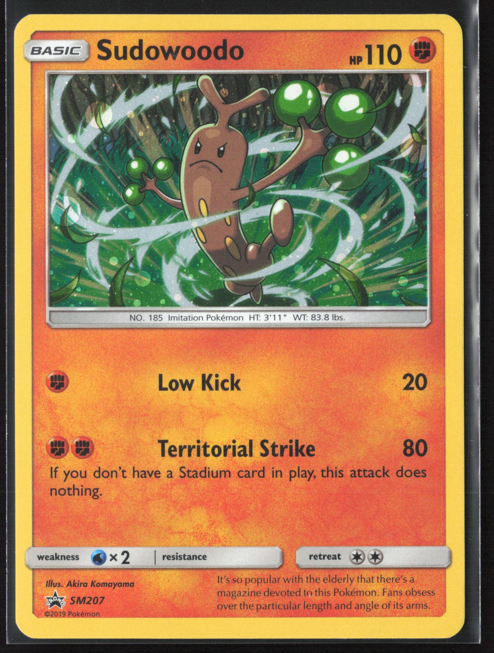 SM Promos #SM207 Sudowoodo Holo 22261