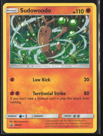 SM Promos #SM207 Sudowoodo Holo 22261