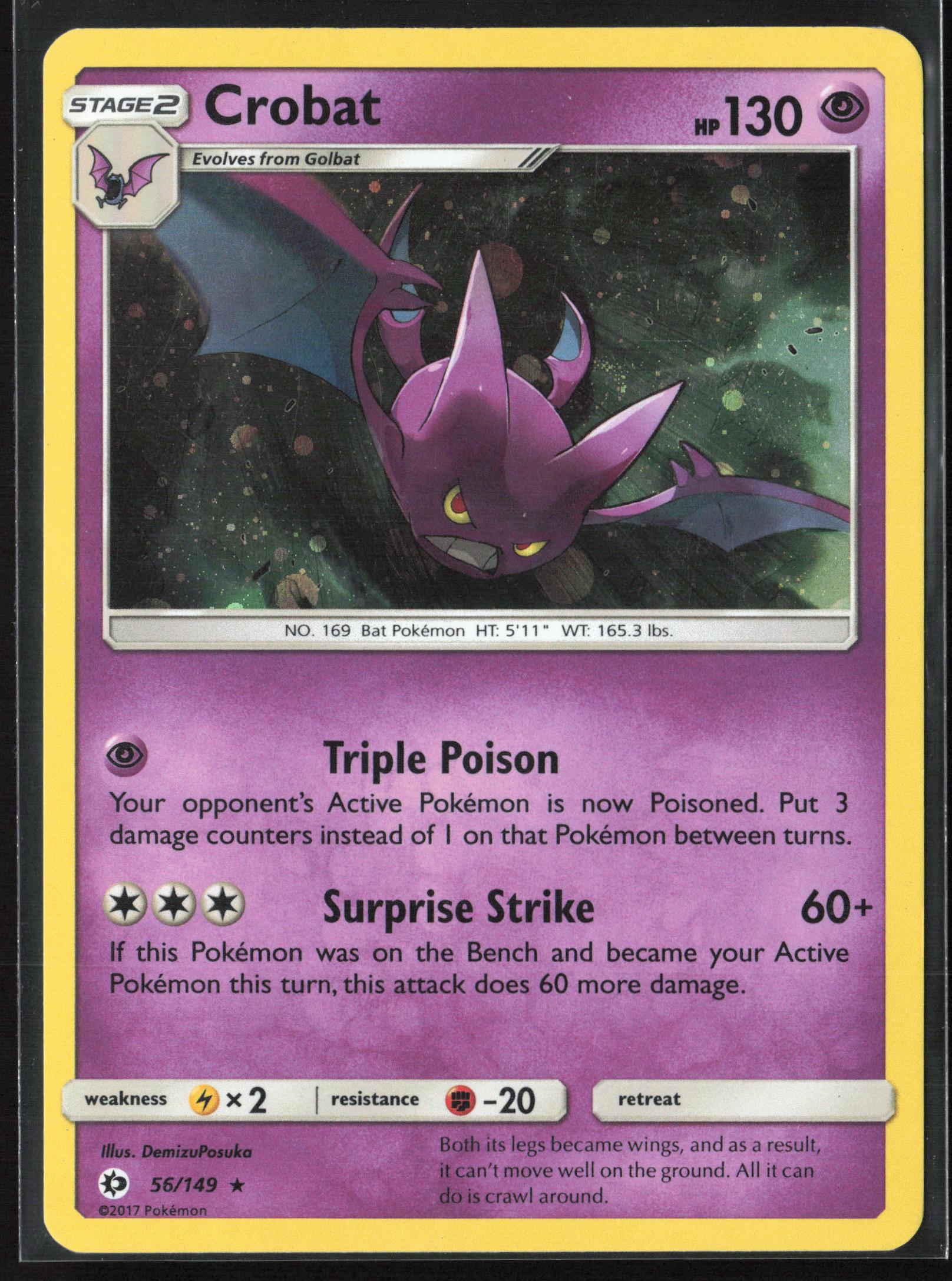 SM Base Set #56/149 Crobat Holo 22266