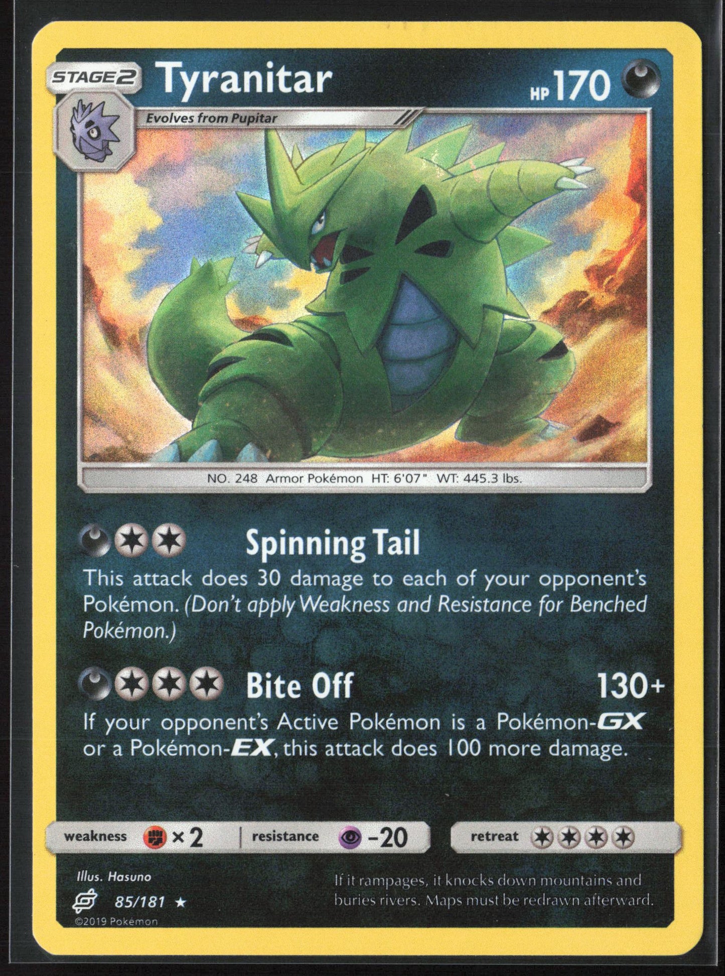 SM - Team Up #85/181 Tyranitar Holo 22274