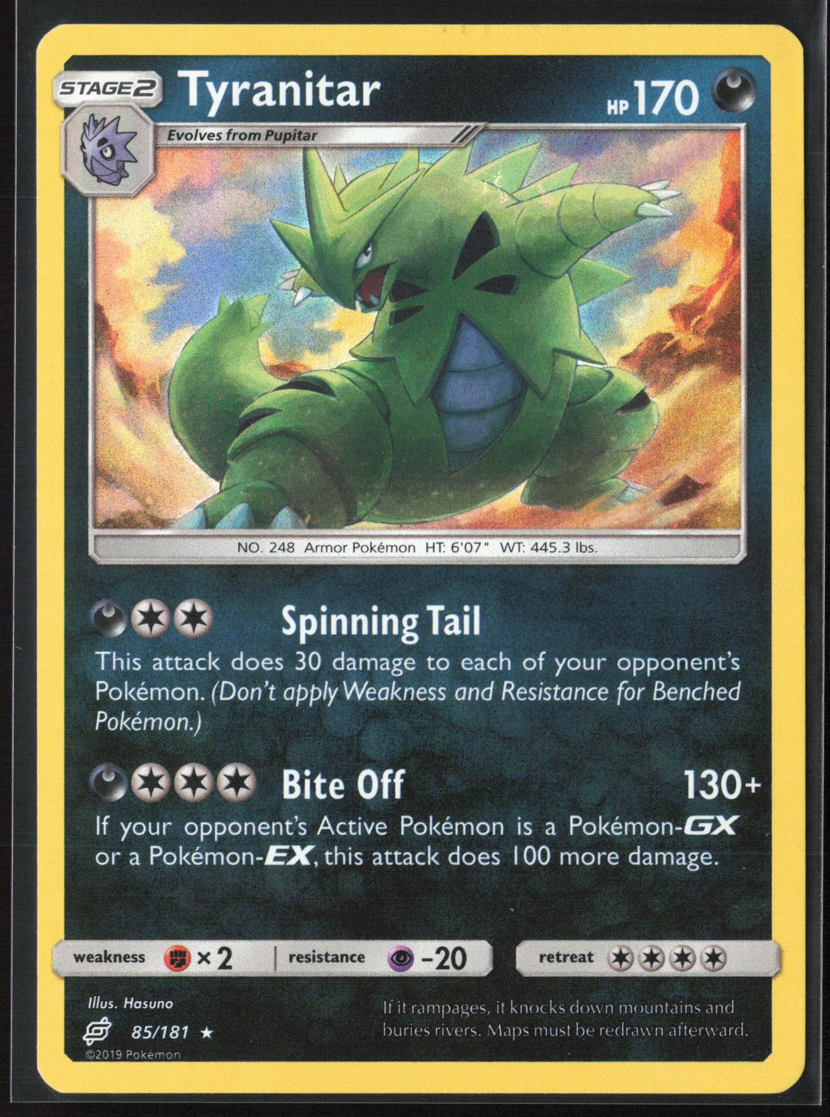 SM - Team Up #85/181 Tyranitar Holo 22274