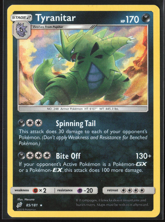 SM - Team Up #85/181 Tyranitar Holo 22274