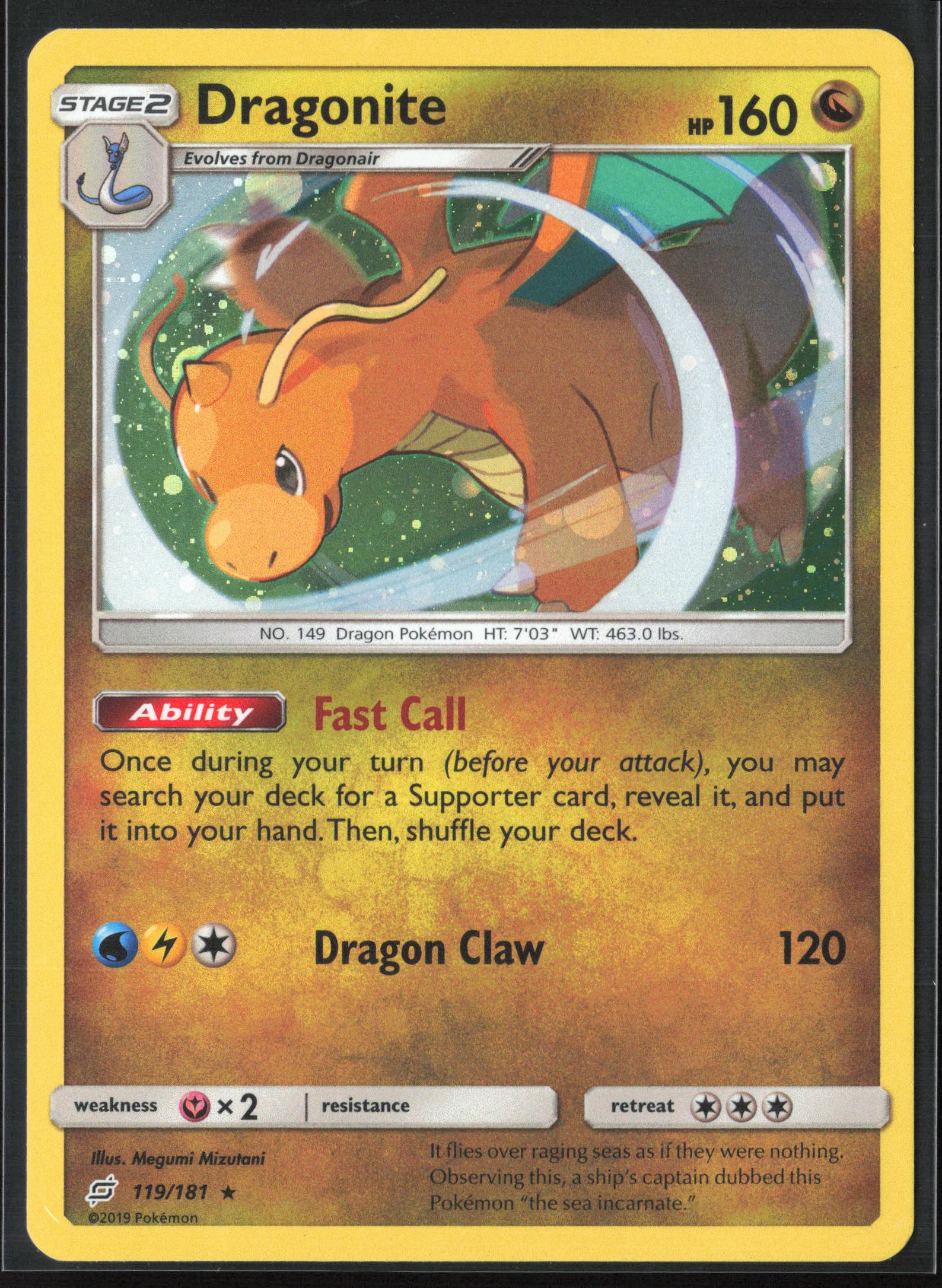 SM - Team Up #119/181 Dragonite Holo 22275