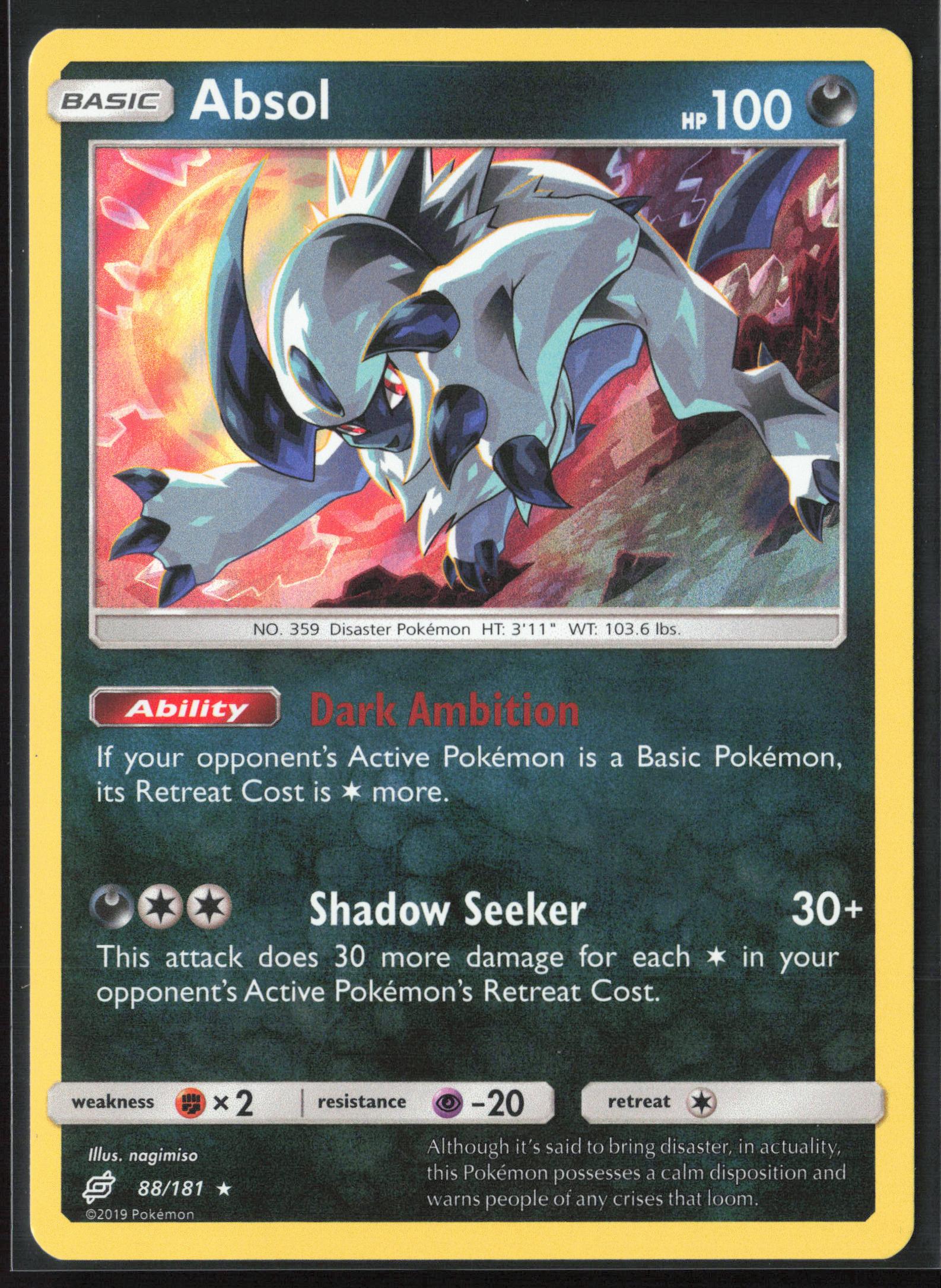 SM - Team Up #88/181 Absol Holo 22277