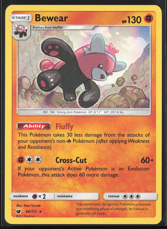 SM - Crimson Invasion #56/111 Bewear Holo 22281