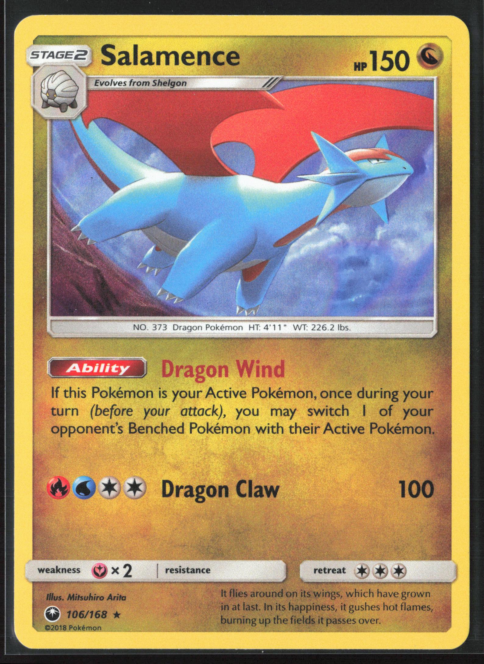 SM - Celestial Storm #106/168 Salamence Holo 22288