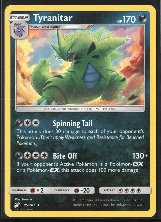 SM - Team Up #85/181 Tyranitar Holo 22293