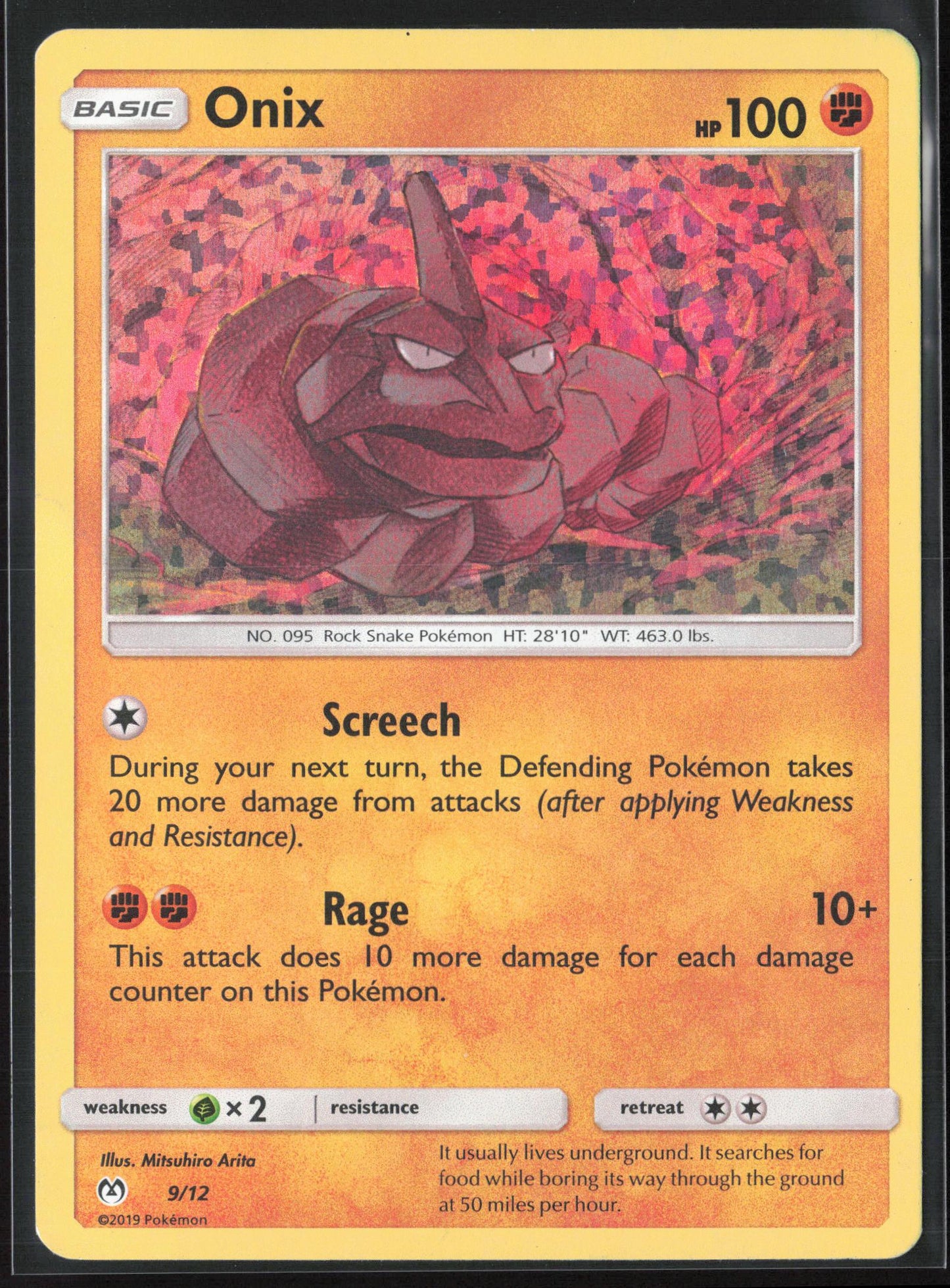 McDonald's Promos 2019 #009/012 Onix Holo 22297