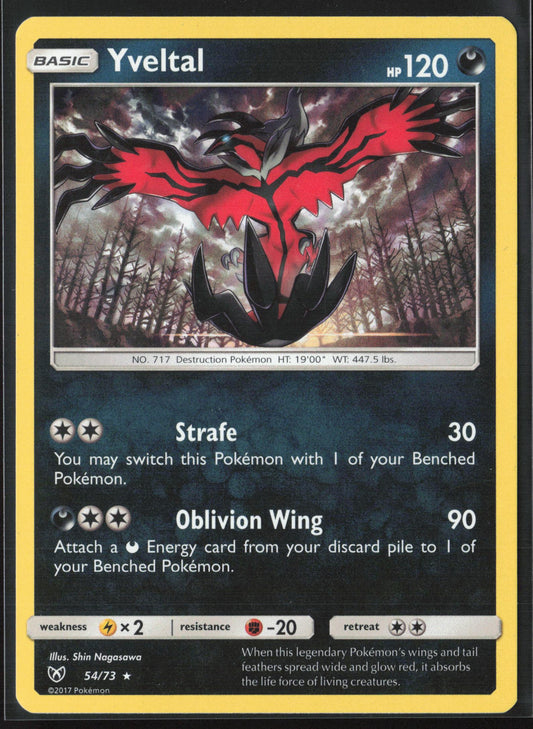 Shining Legends #54/73 Yveltal Holo 22305