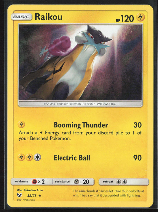 Shining Legends #32/73 Raikou Holo 22307