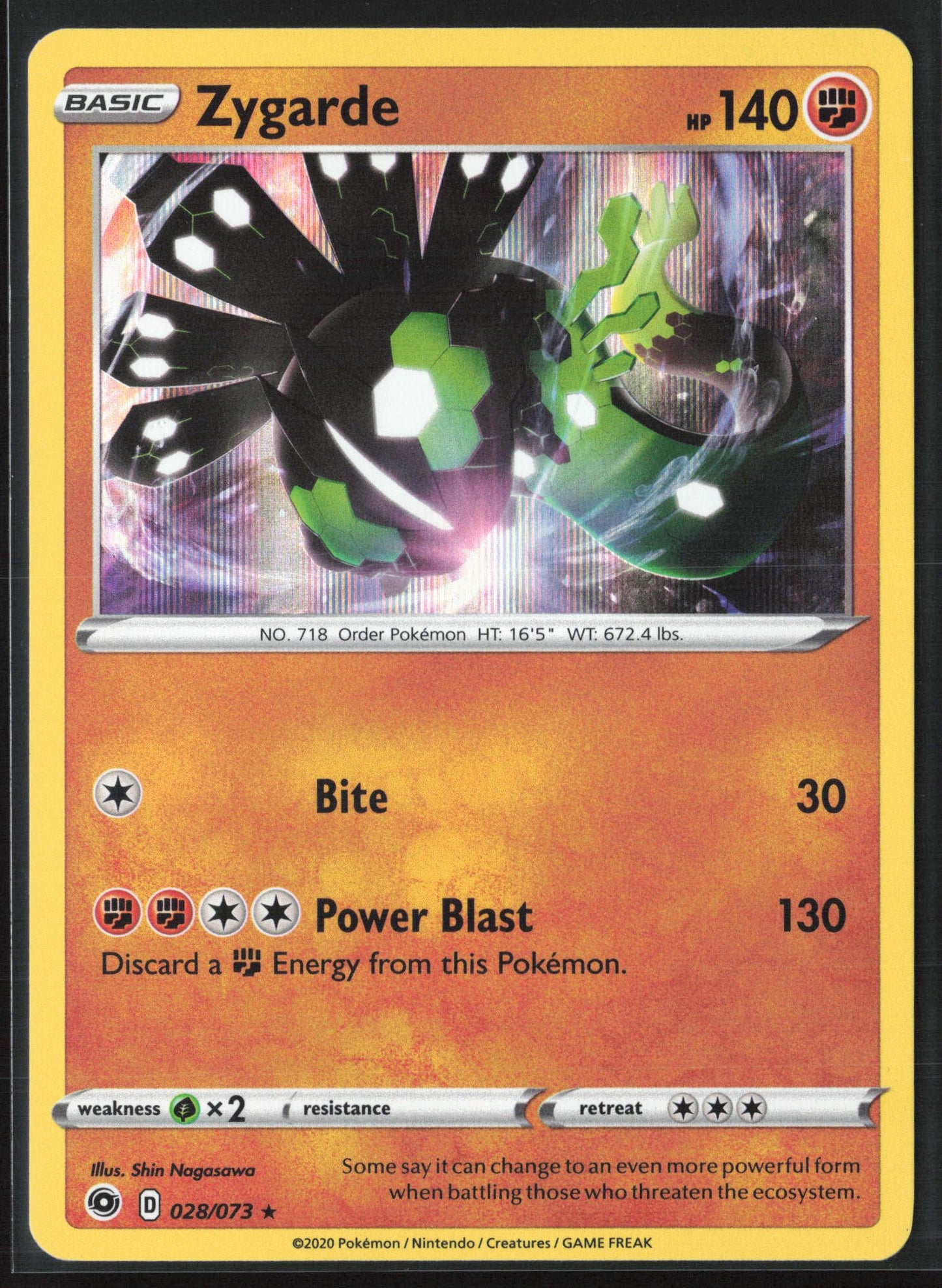 Champion's Path #28/73 Zygarde Holo 22313