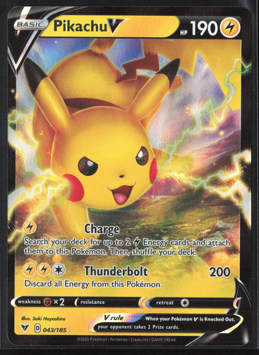 SWSH04: Vivid Voltage #043/185 Pikachu V Holo 22328