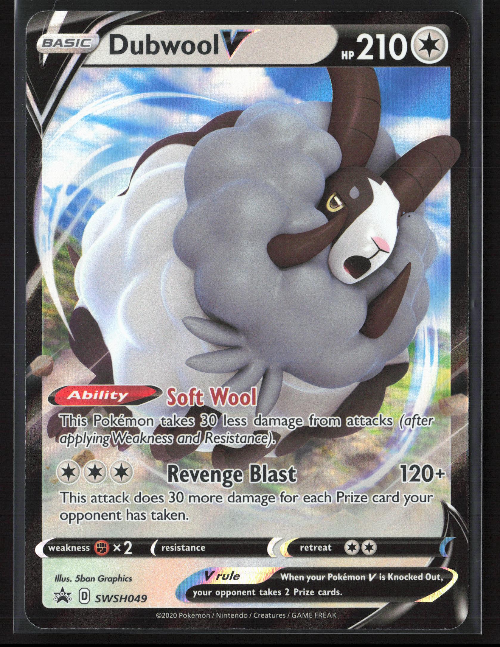 SWSH: Sword & Shield Promo Cards #SWSH049 Dubwool V Holo 22342