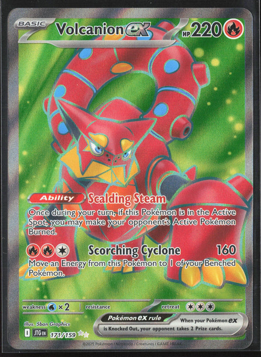 SV09: Journey Together #171/159 Volcanion ex Holo 22348