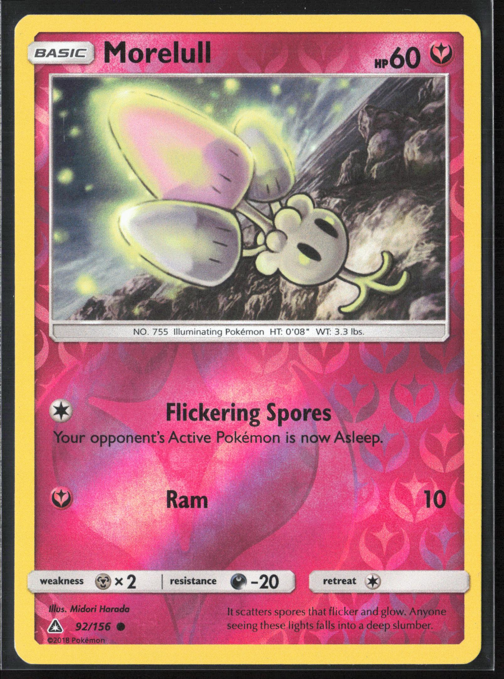 SM - Ultra Prism #92/156 Morelull Reverse Holo 22351