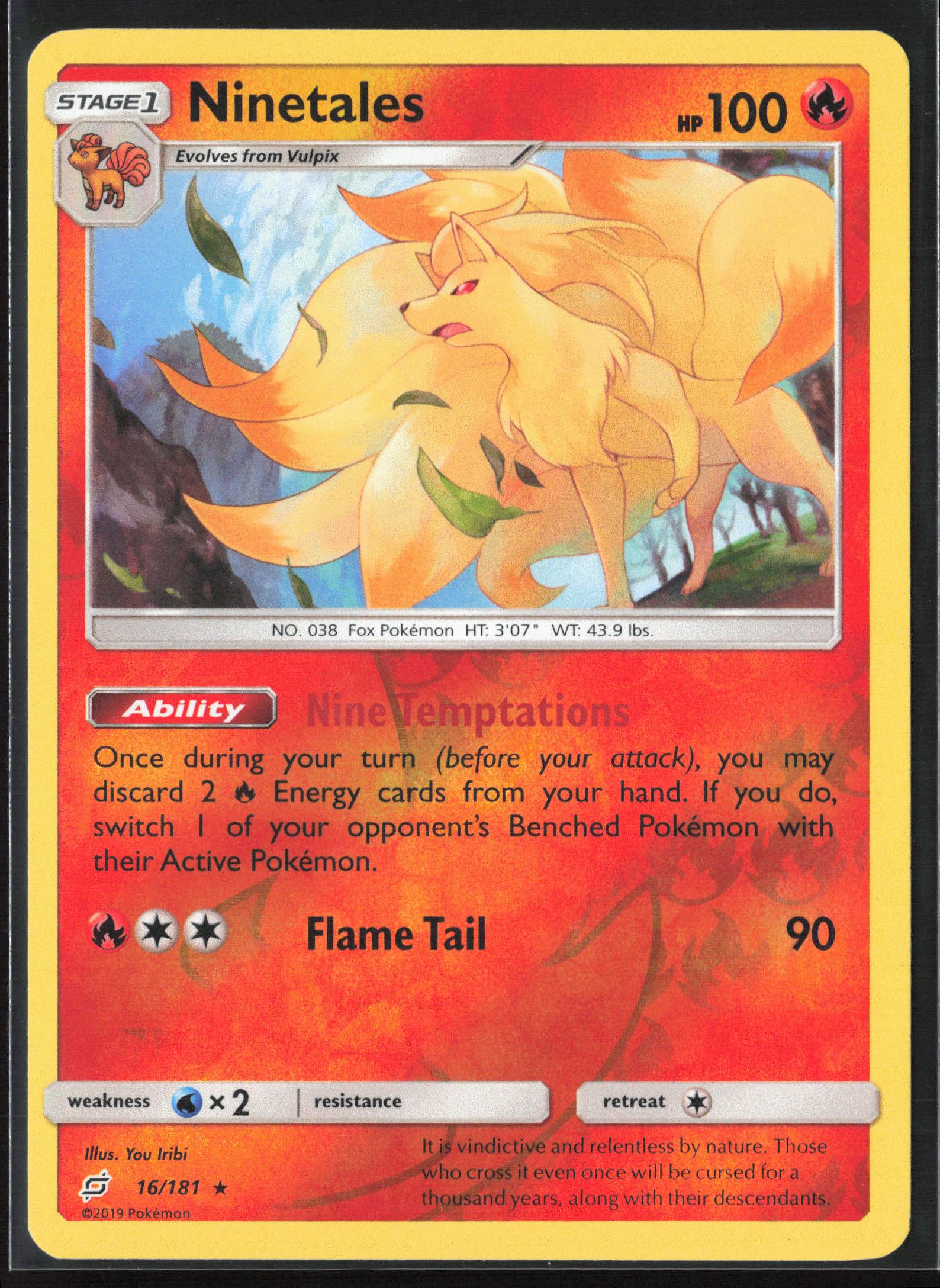 SM - Team Up #16/181 Ninetales Reverse Holo 22364