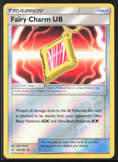 SM - Team Up #142/181 Fairy Charm UB Reverse Holo 22365