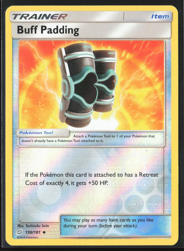 
SM - Team Up #136/181 Buff Padding Reverse Holo 22368