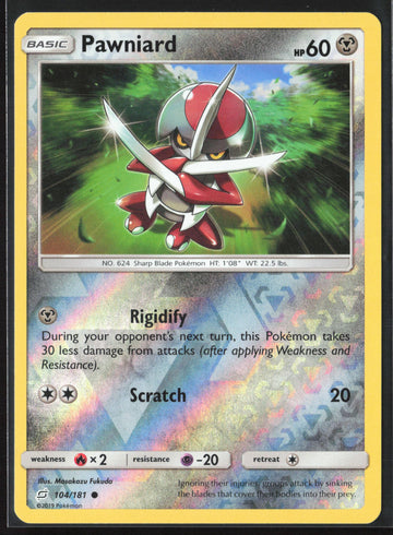 
SM - Team Up #104/181 Pawniard Reverse Holo 22373