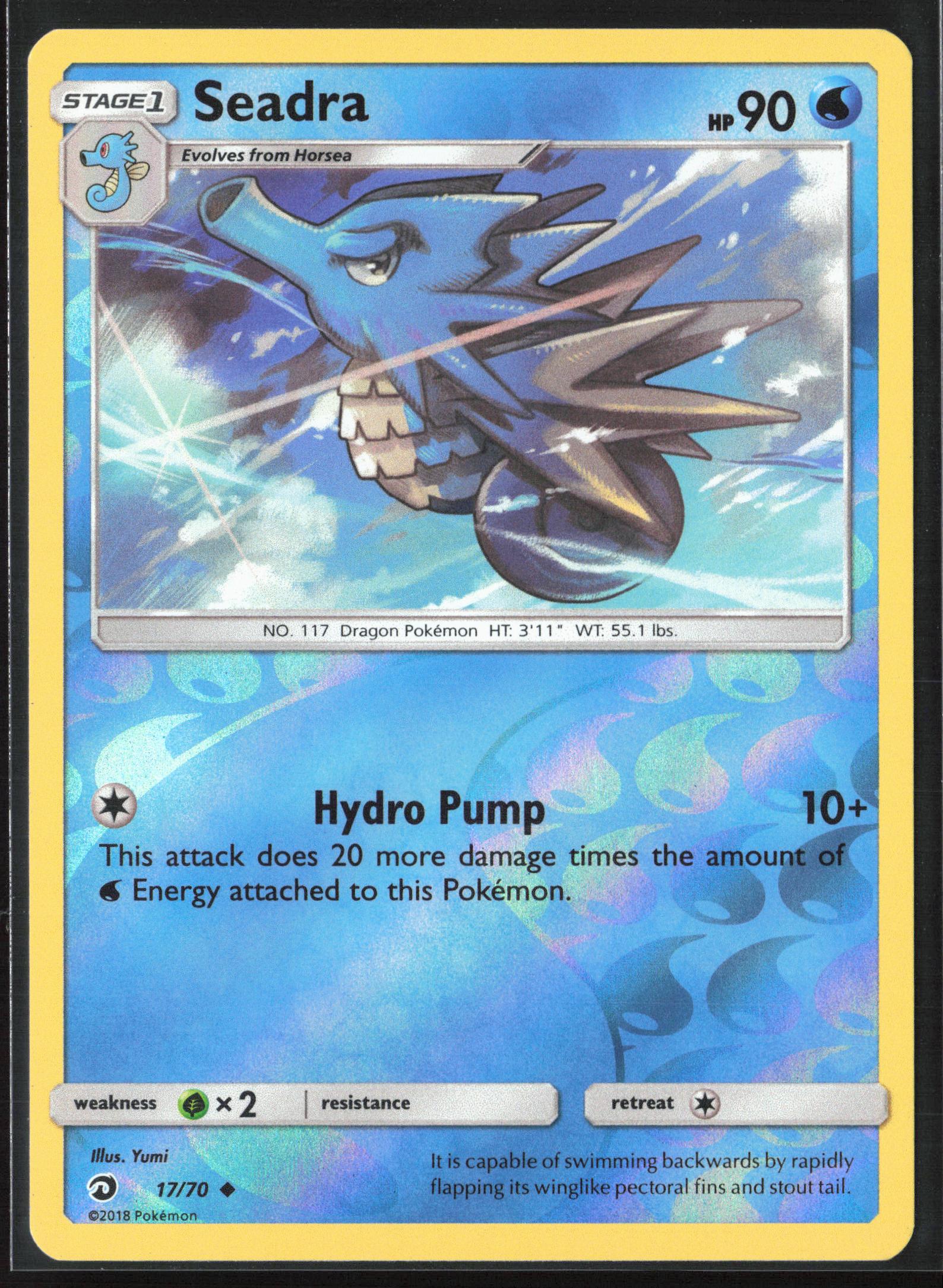Dragon Majesty #17/70 Seadra Reverse Holo 22375