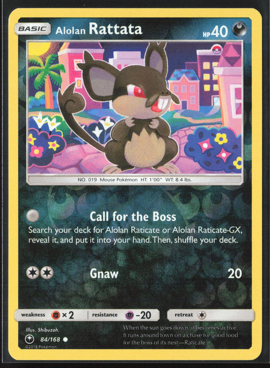 SM - Celestial Storm #84/168 Alolan Rattata Reverse Holo 22384