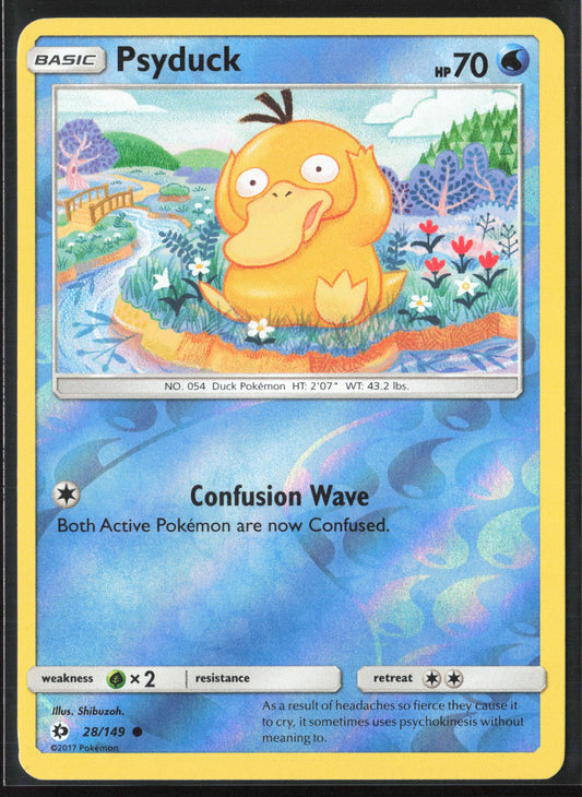 SM Base Set #28/149 Psyduck Reverse Holo 22392