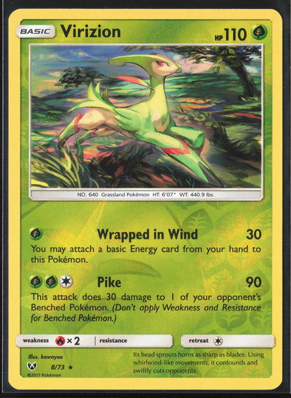 Shining Legends #8/73 Virizion Reverse Holo 22413