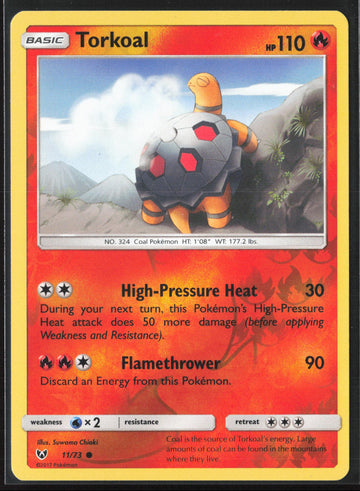 
Shining Legends #11/73 Torkoal Reverse Holo 22416
