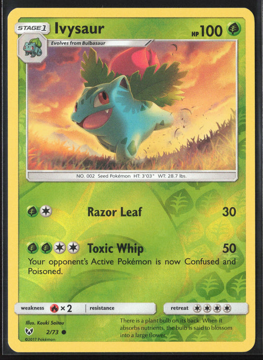 Shining Legends #2/73 Ivysaur Reverse Holo 22425