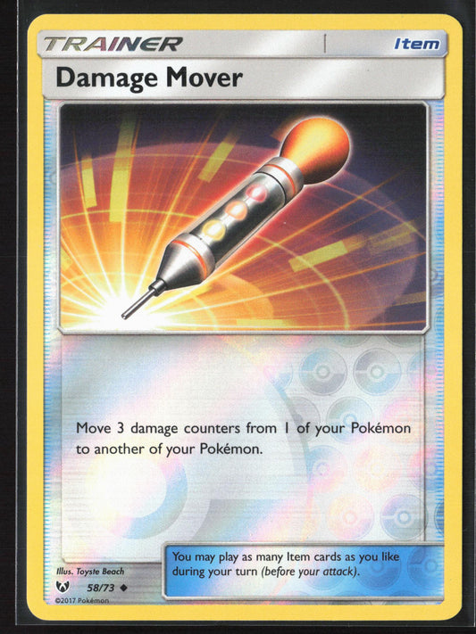 Shining Legends #58/73 Damage Mover Reverse Holo 22437