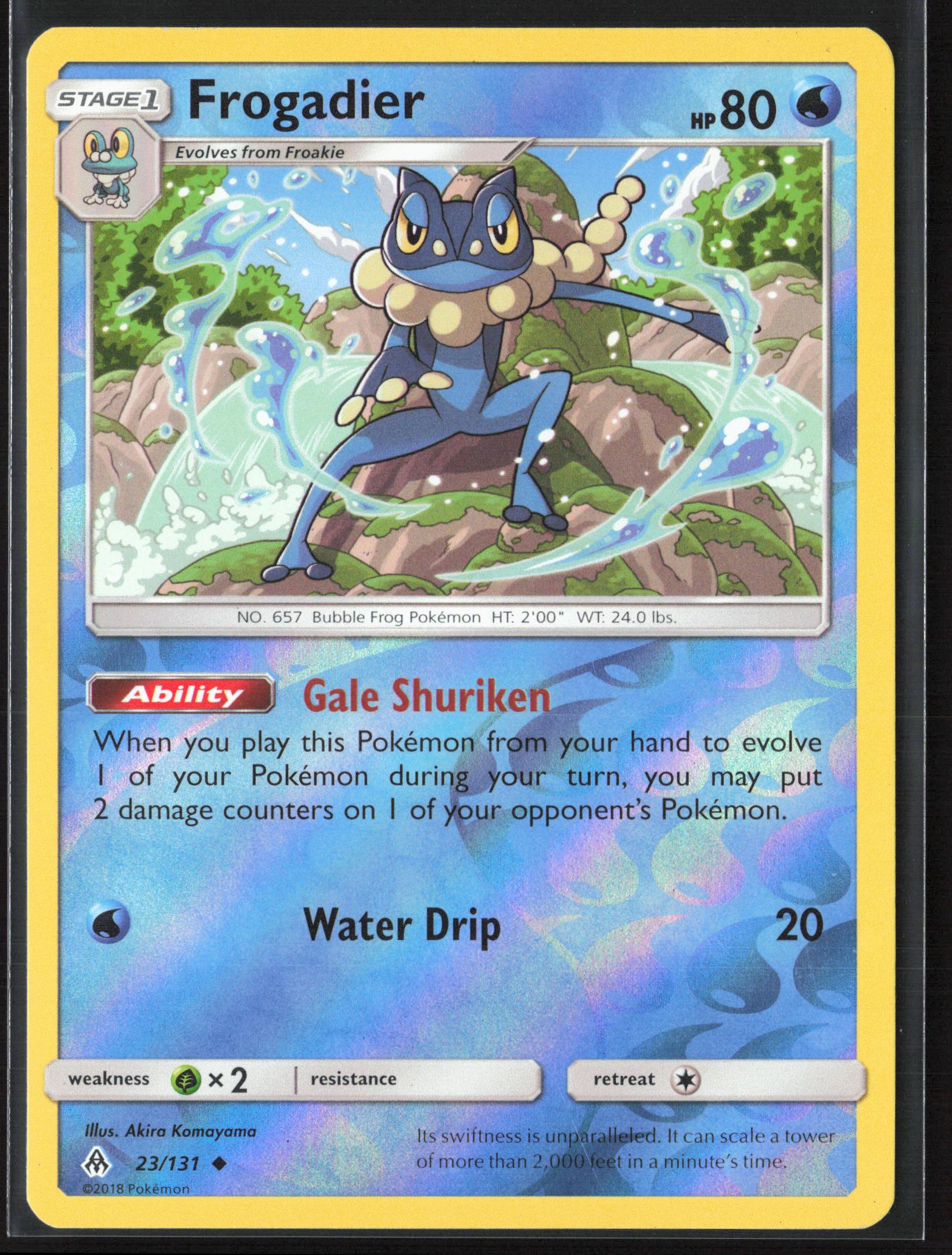 SM - Forbidden Light #23/131 Frogadier Reverse Holo 22449