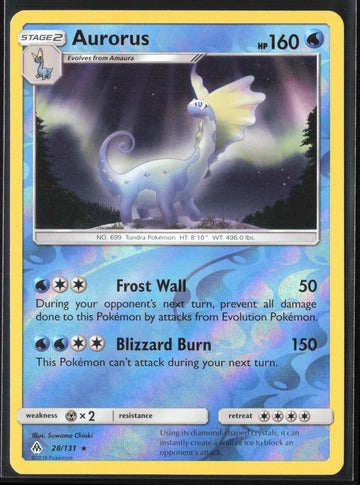 
SM - Forbidden Light #28/131 Aurorus Reverse Holo 22450