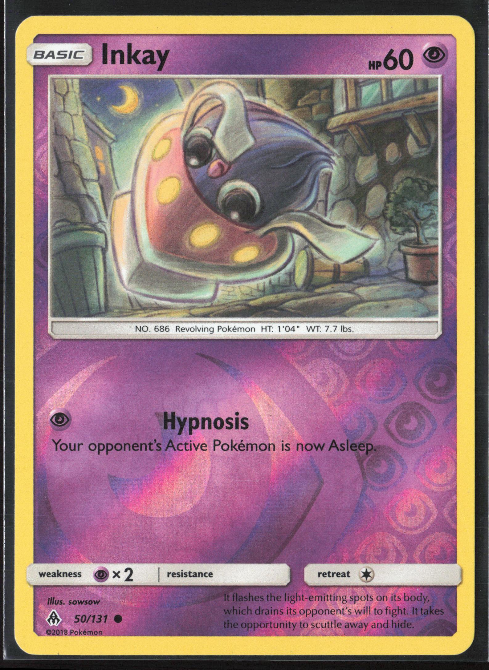 SM - Forbidden Light #50/131 Inkay Reverse Holo 22451