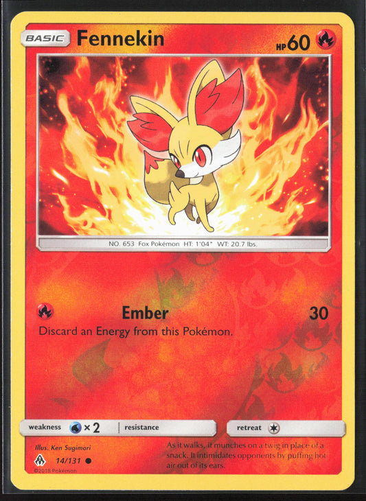 SM - Forbidden Light #14/131 Fennekin (14) Reverse Holo 22453