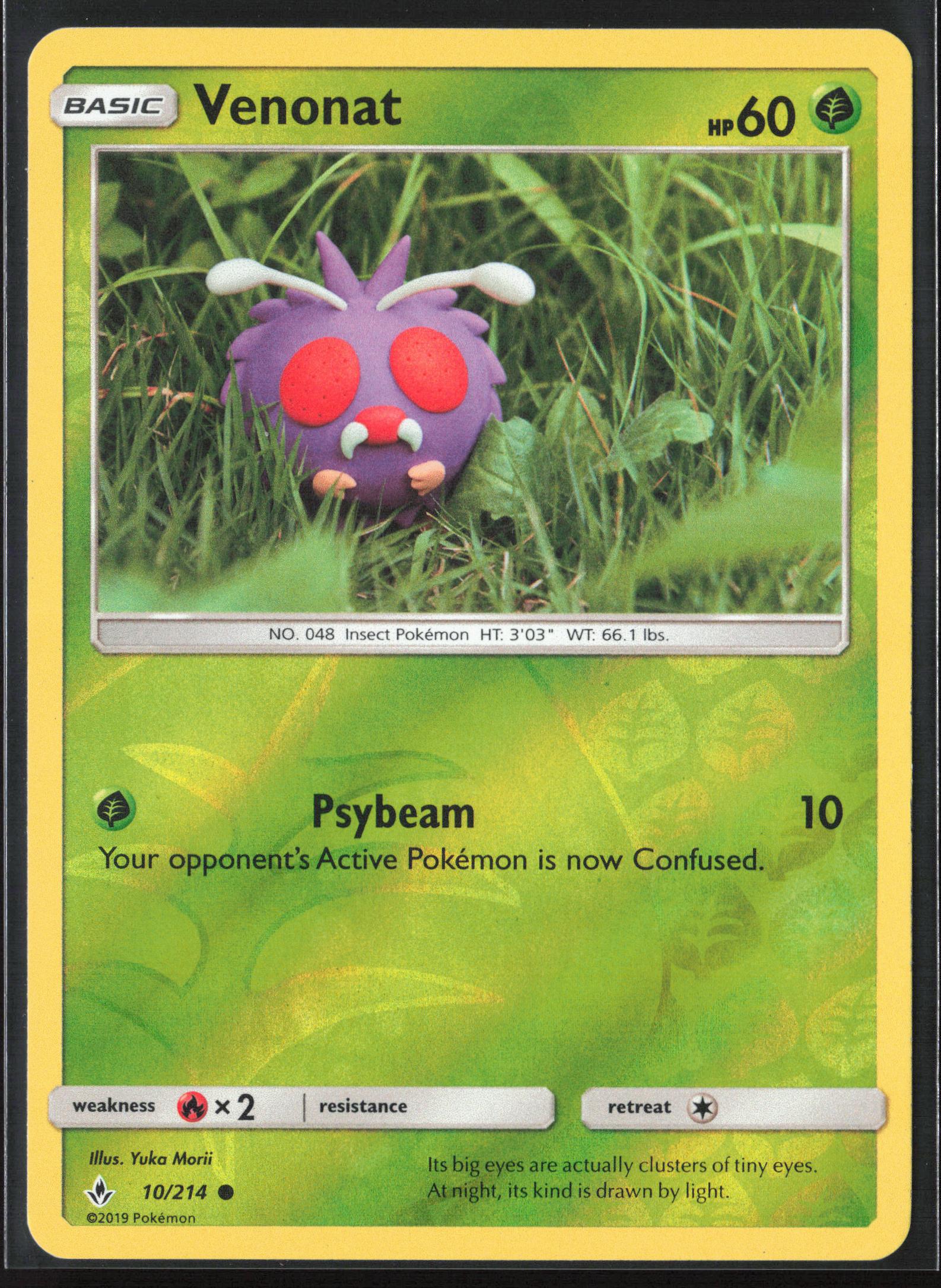 SM - Unbroken Bonds #10/214 Venonat (10) Reverse Holo 22457