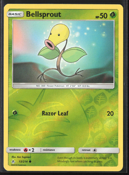 SM - Unbroken Bonds #13/214 Bellsprout Reverse Holo 22463