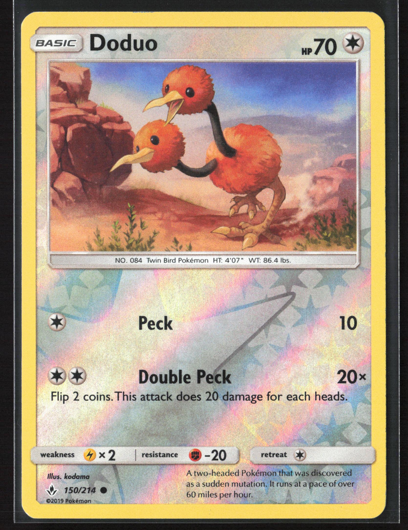 SM - Unbroken Bonds #150/214 Doduo Reverse Holo 22465