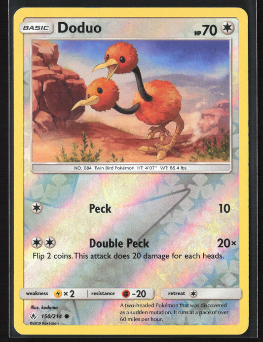 SM - Unbroken Bonds #150/214 Doduo Reverse Holo 22465