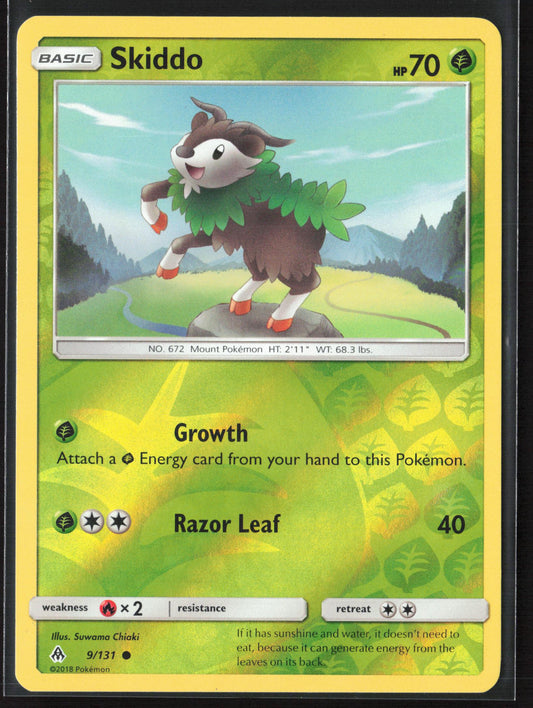 SM - Forbidden Light #9/131 Skiddo Reverse Holo 22476