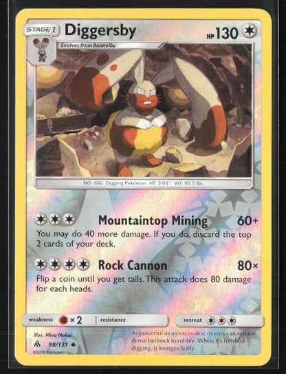 SM - Forbidden Light #98/131 Diggersby Reverse Holo 22484