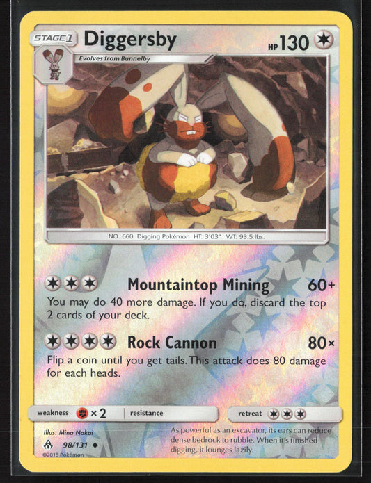 SM - Forbidden Light #98/131 Diggersby Reverse Holo 22484