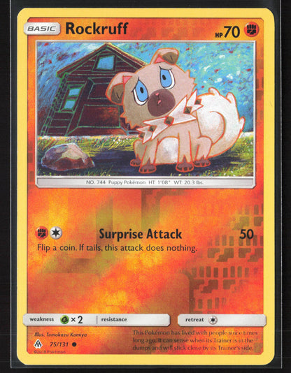 SM - Forbidden Light #75/131 Rockruff Reverse Holo 22485