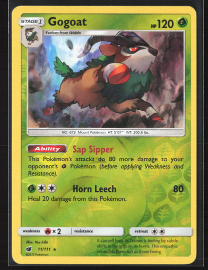SM - Crimson Invasion #11/111 Gogoat Reverse Holo 22503